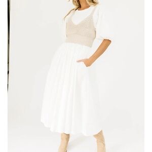 Midi dress two piece set